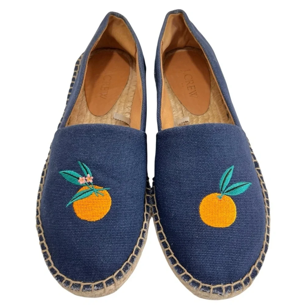 J. Crew crew embroidered